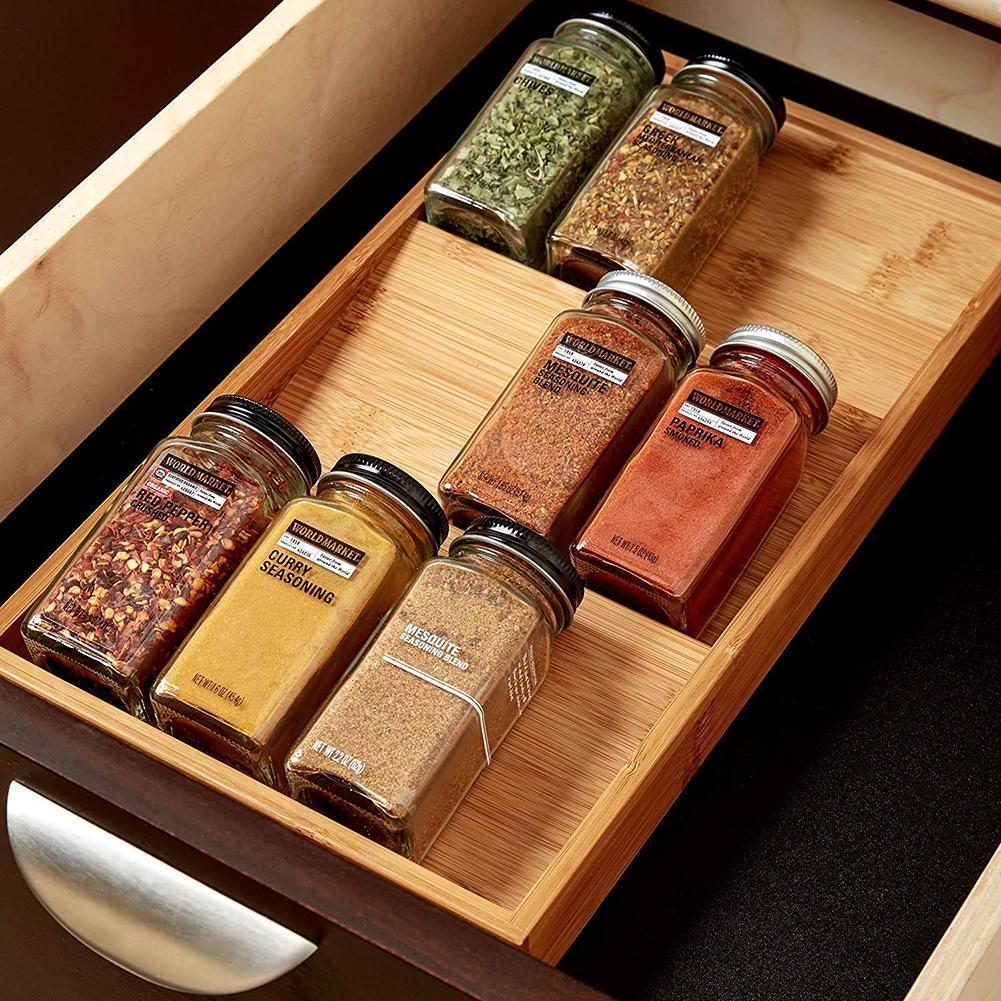 Seasoning Rack Drawer Type Seasoning Rack Kitchen Seasoning Bottle Rack Organizing Rack - Image 4