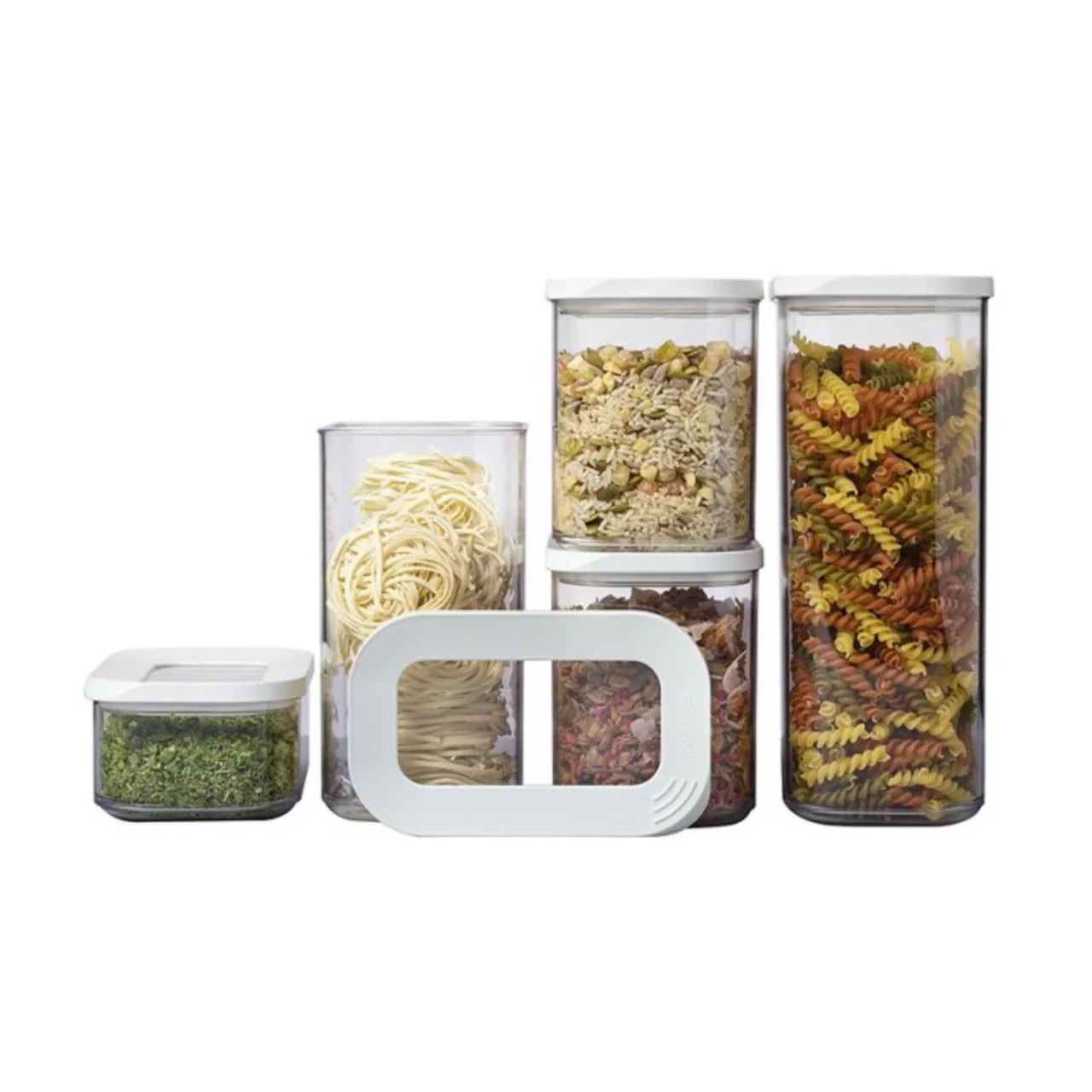 5 Piece Storage Set – Airtight Kitchen Canisters - Image 2