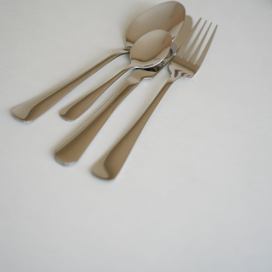 24-Piece Stainless Steel Cutlery Set | Premium Collection | Gold |Silver - Image 10