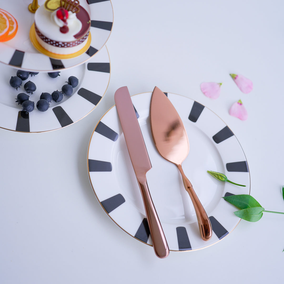 Cake Shovel and Knife Set - Gold, Silver & Rose Gold option - Image 12