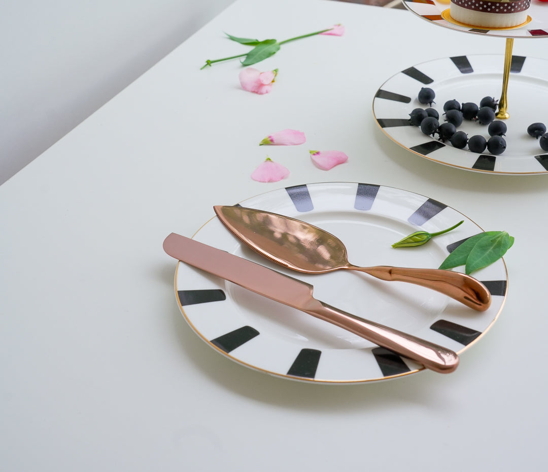 Cake Shovel and Knife Set - Gold, Silver & Rose Gold option - Image 5