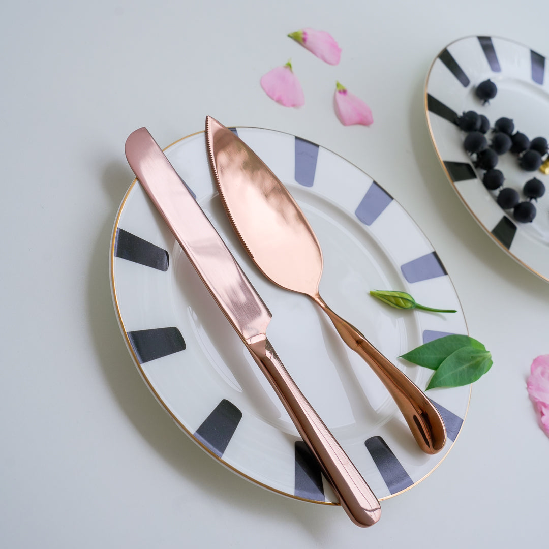 Cake Shovel and Knife Set - Gold, Silver & Rose Gold option - Image 21