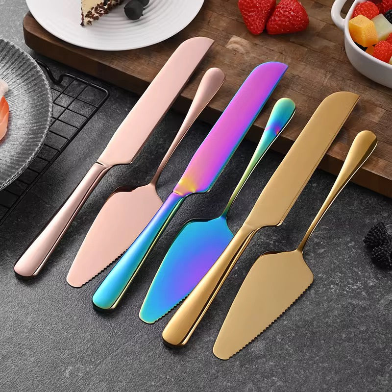Cake Shovel and Knife Set - Gold, Silver & Rose Gold option - Image 20