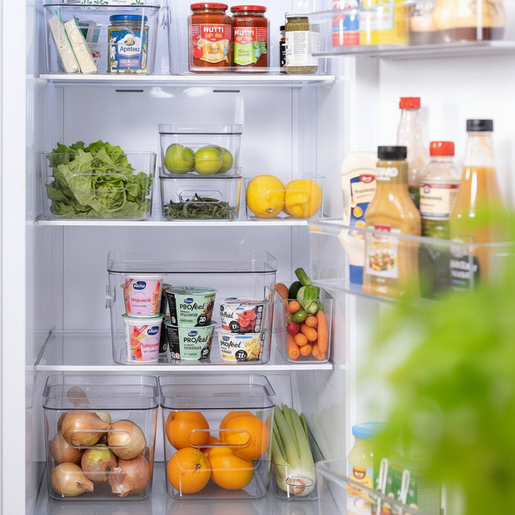 Compact Clear Square Storage Container - Image 3
