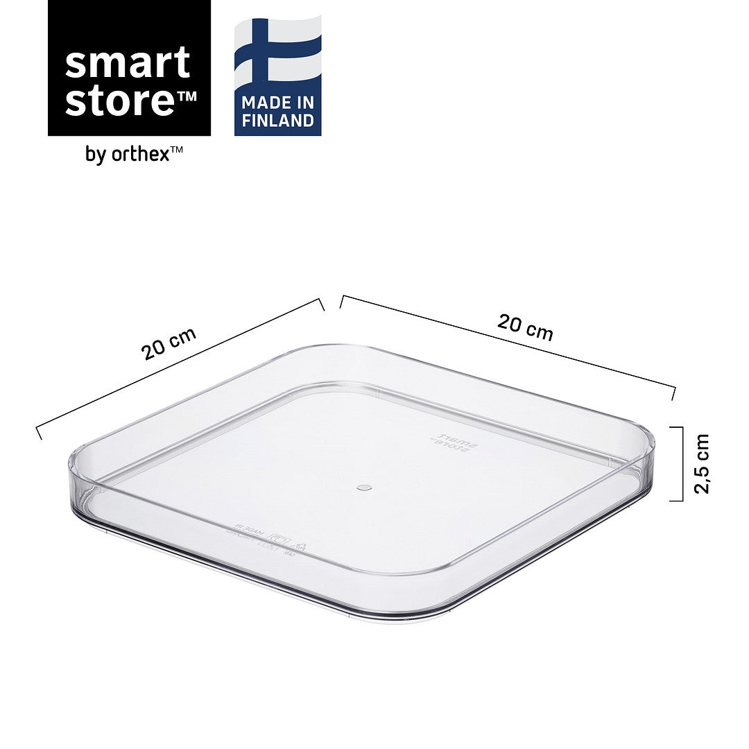 Compact Clear Square Storage Container - Image 8
