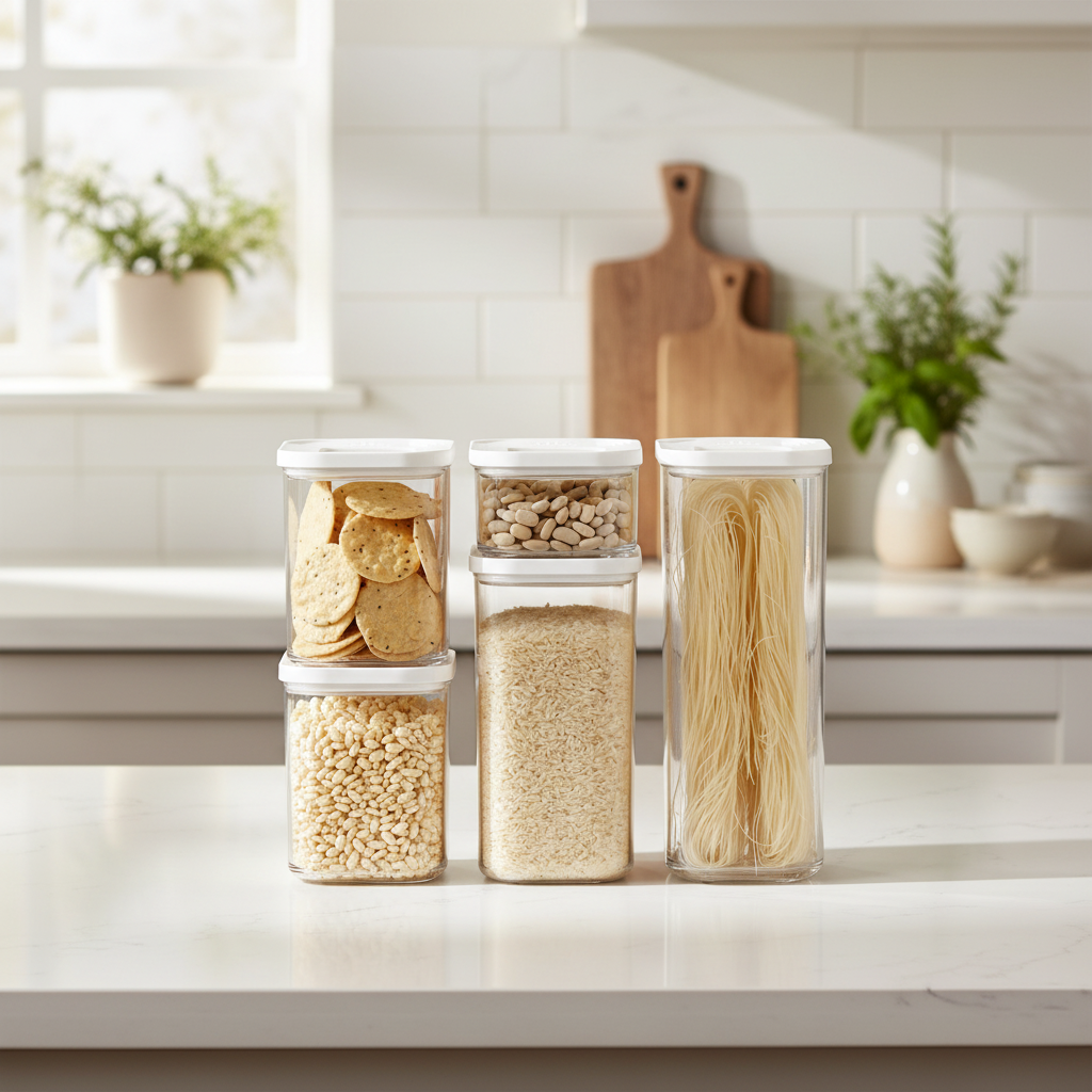 Mepal 5 Piece Storage Set – Airtight Kitchen Canisters