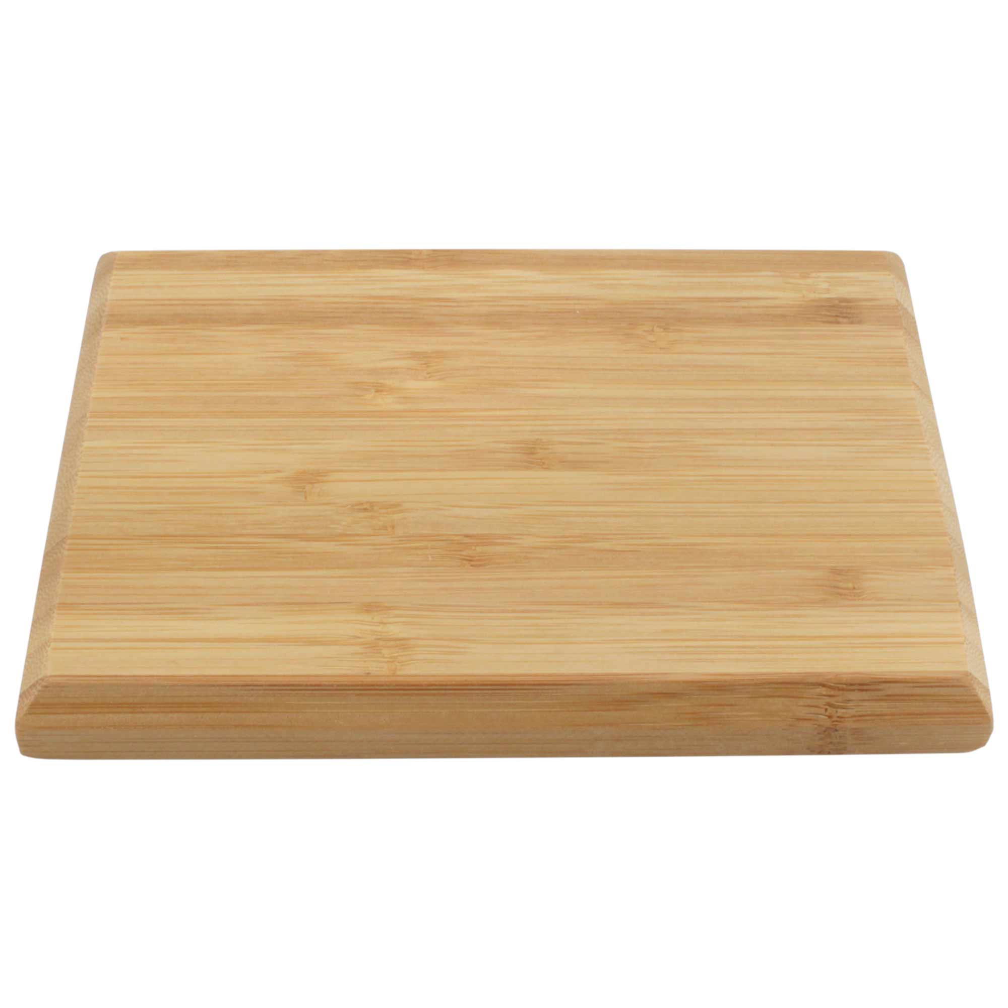 Bamboo Cutting Board with Chamfered Edge - 7.9" x 5.5" x 0.75" - Image 2