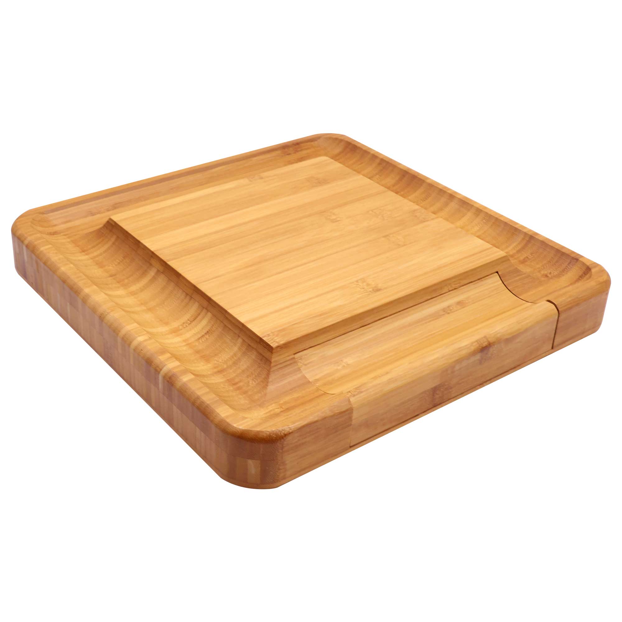 Bamboo Cheese & Sushi Board with Cutlery Set - Image 6