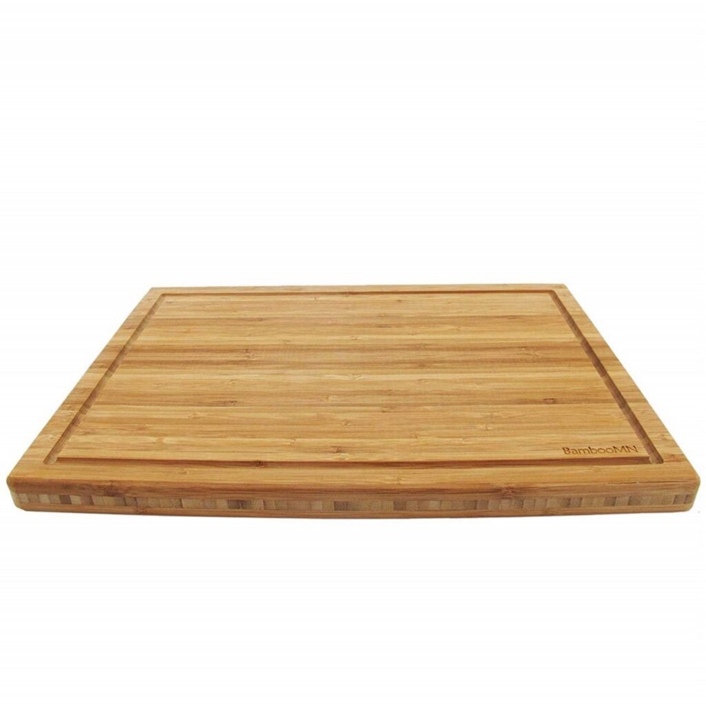 Logo Grooved Bamboo Cutting Board 17.25" x 11.75" x 1"