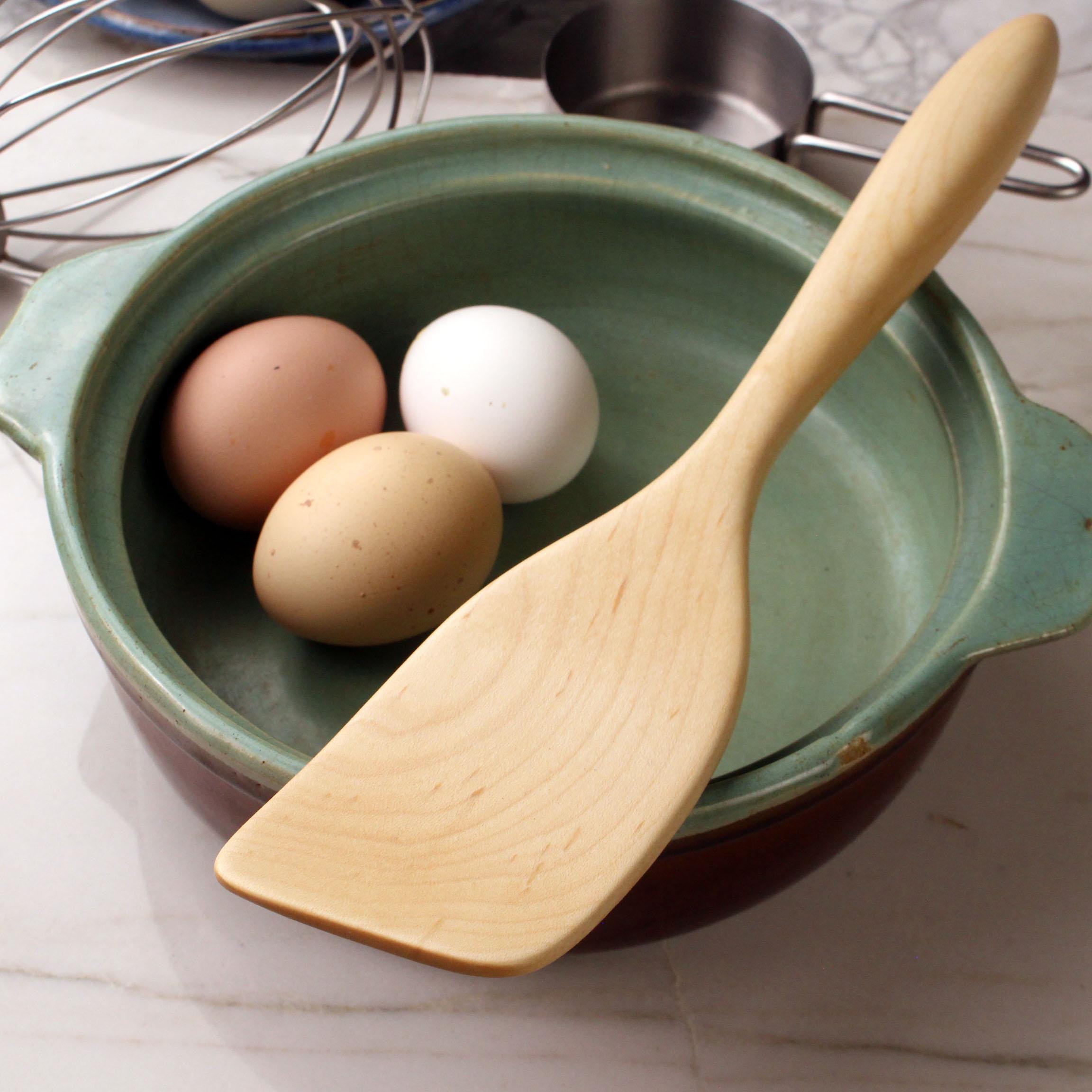 Handmade wooden stirring spatula carved from Walnut, Cherry, or Maple - Image 7
