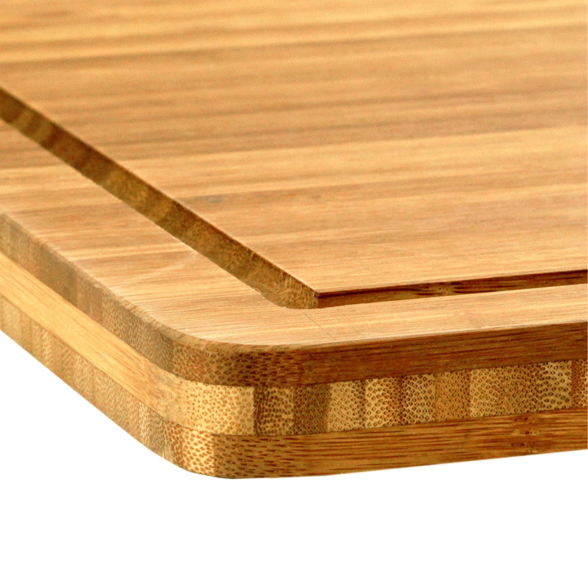 Grooved Flat Square Bamboo Cutting Board 20" x 20" x 0.75" - Image 6