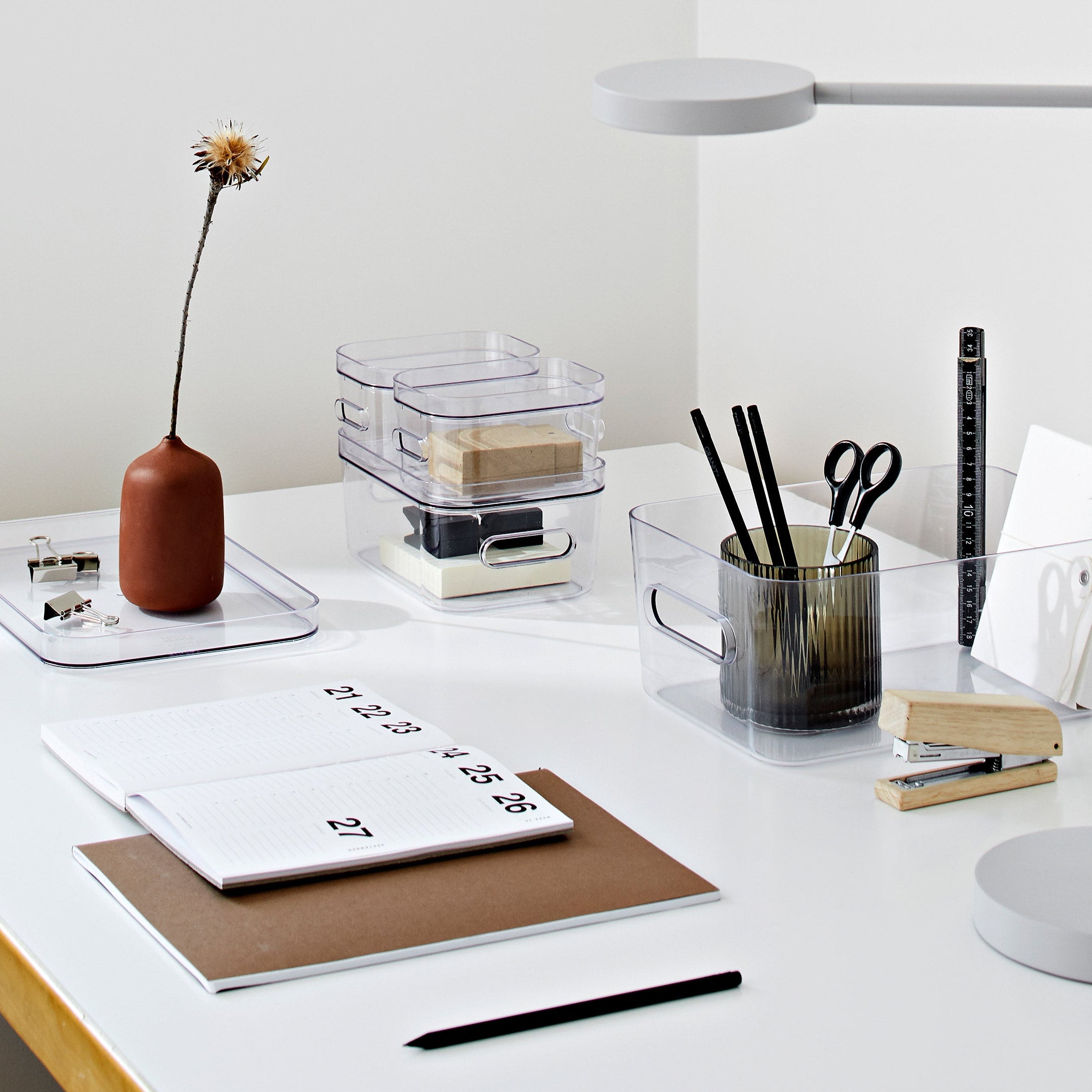 Clear Stacking Lidded Storage Box Bundle - Image 3