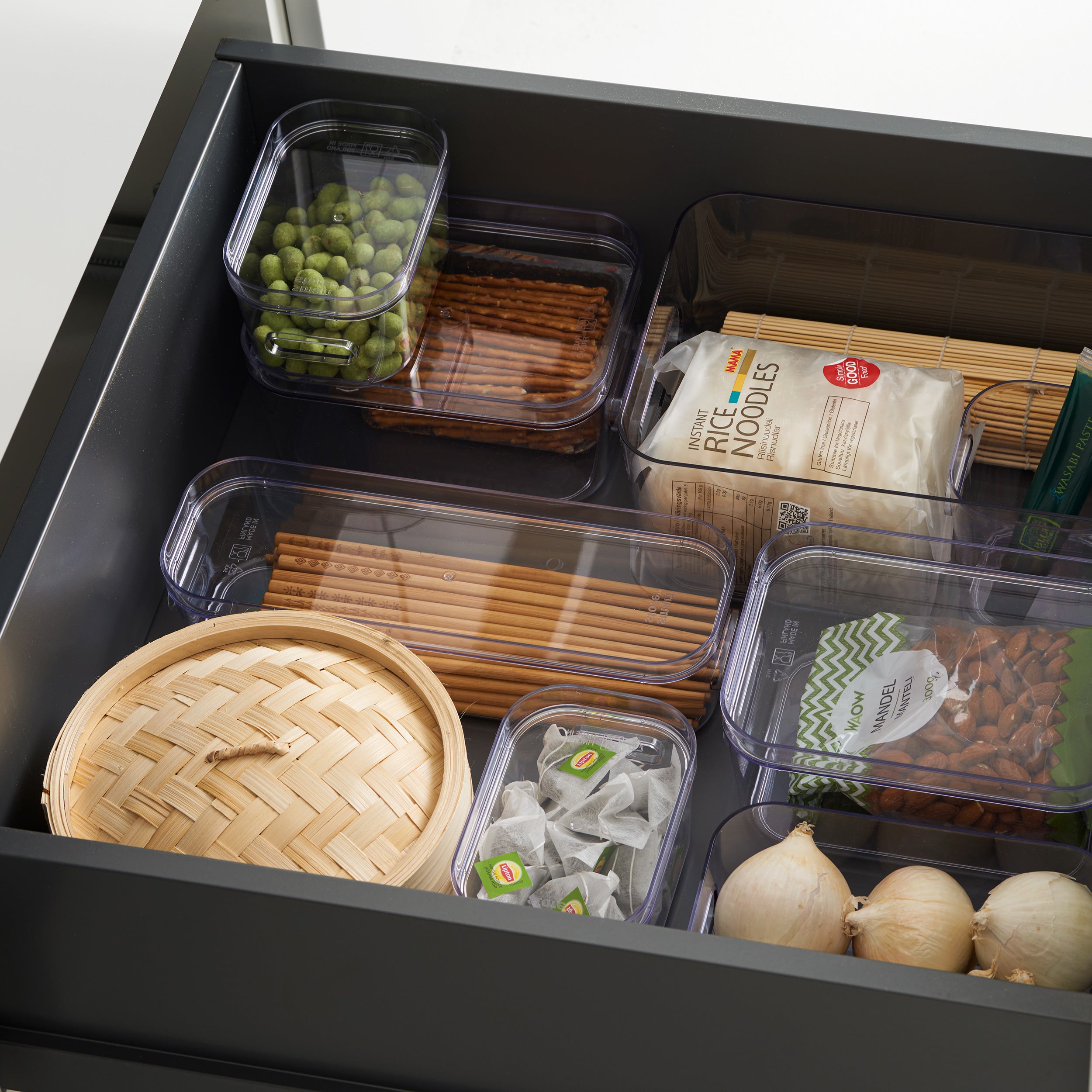 Stacking Lidded Storage Box Slim - Image 4